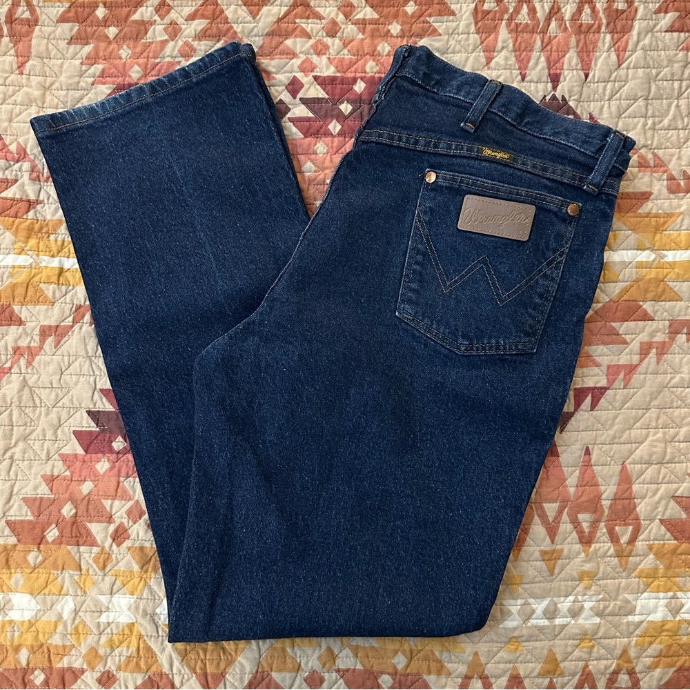 Wrangler 947STR Navy Stretch Cowboy Cut Jeans